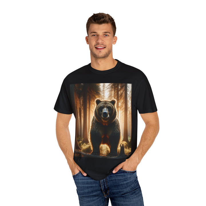 Nature-Inspired Bear Graphic Unisex T-Shirt