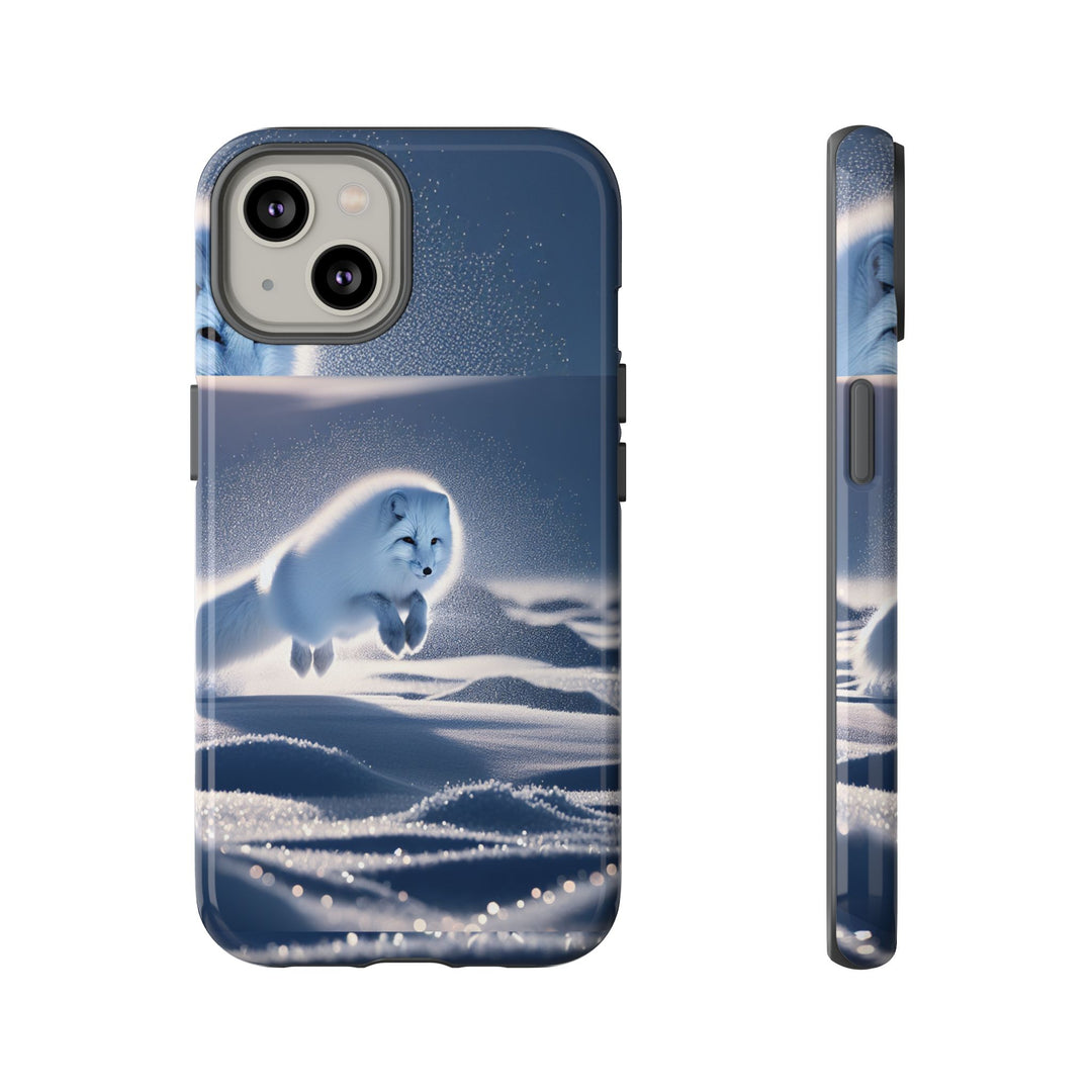 Cute Arctic Fox Phone Case – Tough Protective Cover for Animal Lovers