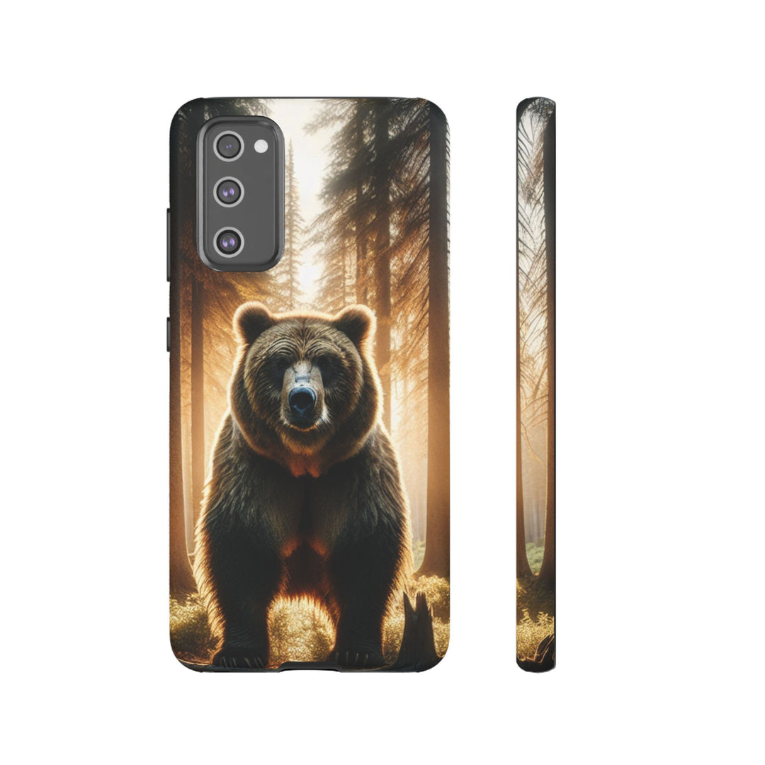 Wildlife Phone Case - Tough Cases with Bear Design, Nature Lover Gift, Animal-Themed Accessories, Eco-Friendly Tech Protection