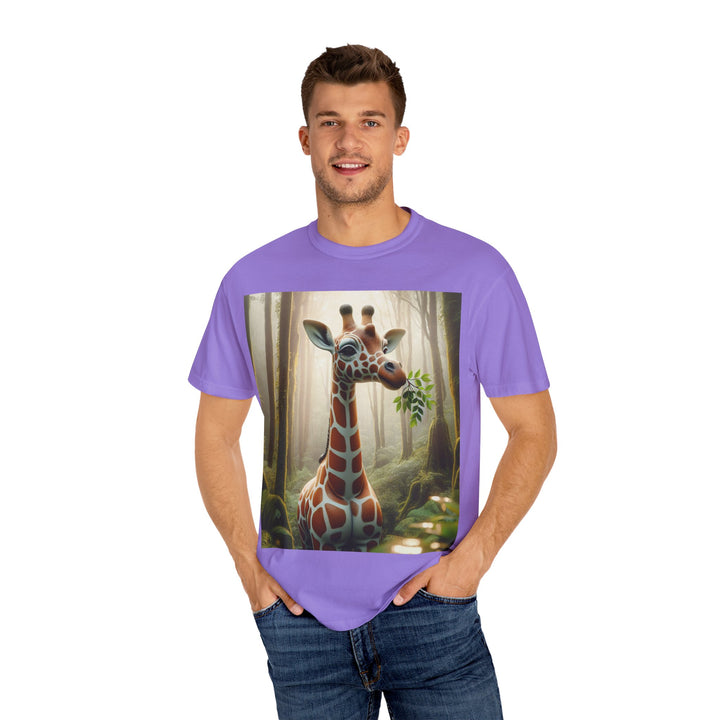 Playful Giraffe Unisex T-Shirt - Nature-Inspired Graphic Tee