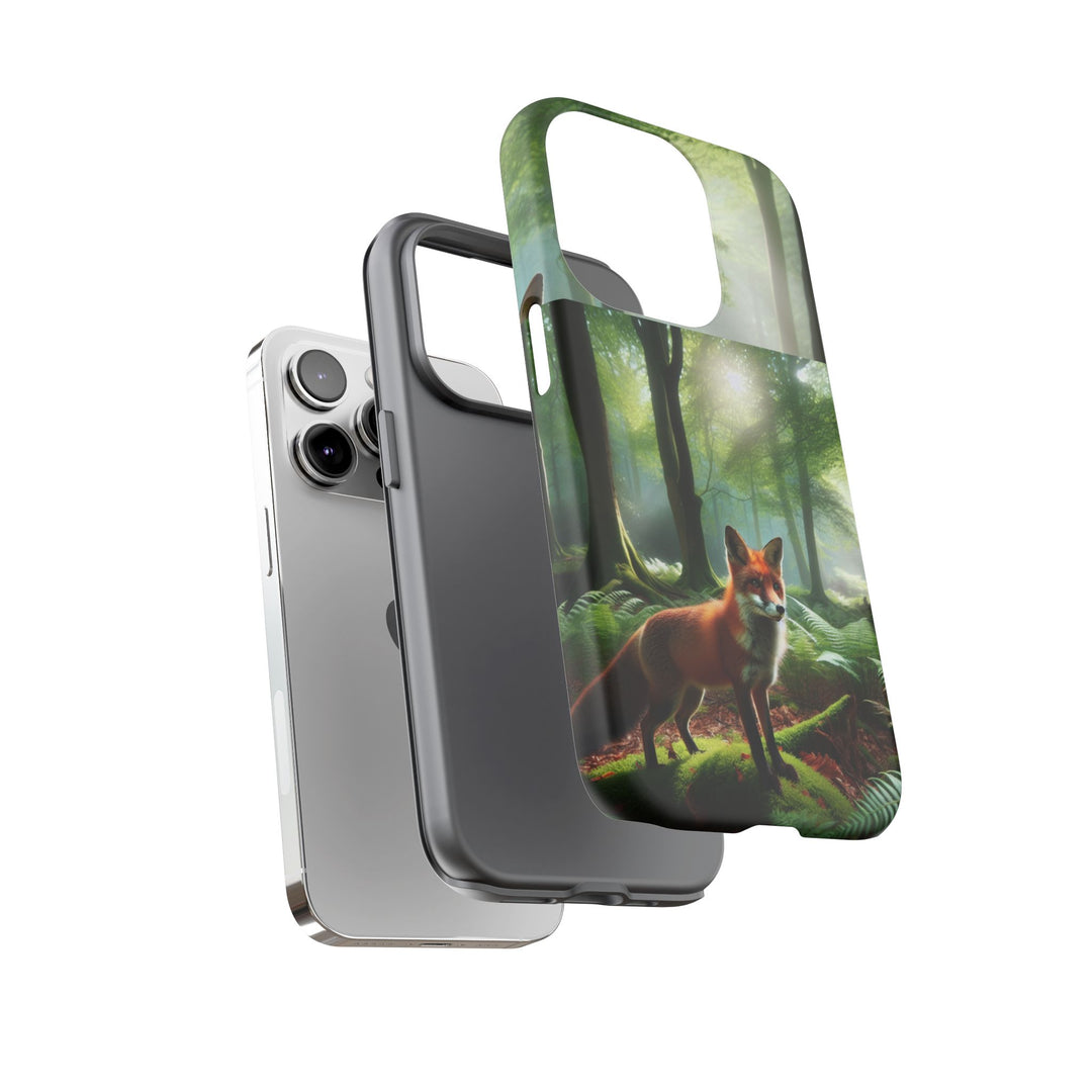 Nature-Inspired Tough Case with Fox Design