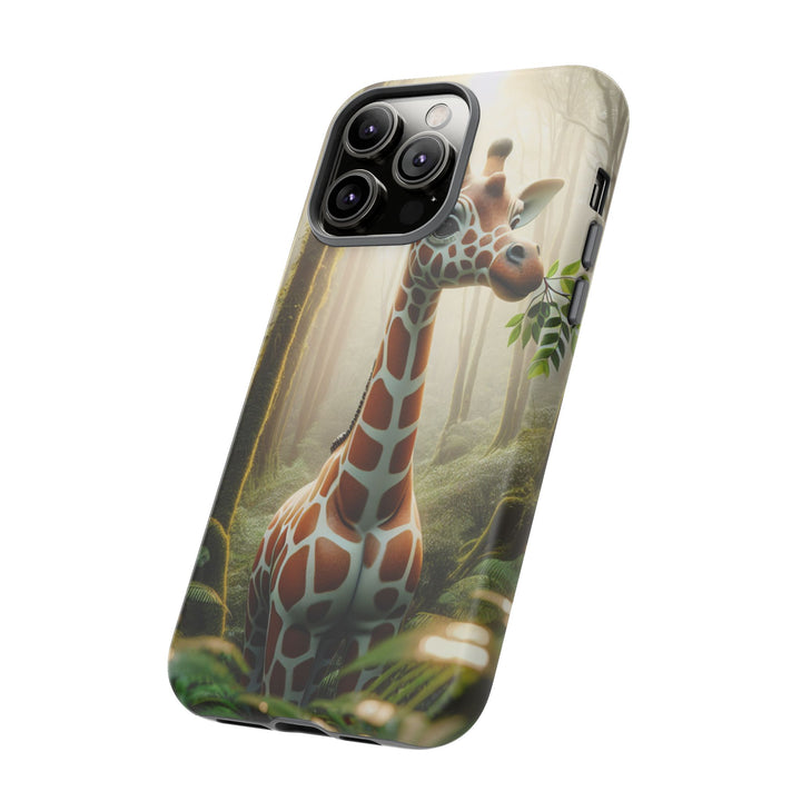 Giraffe Tough Phone Case - Cute Animal Design for Nature Lovers