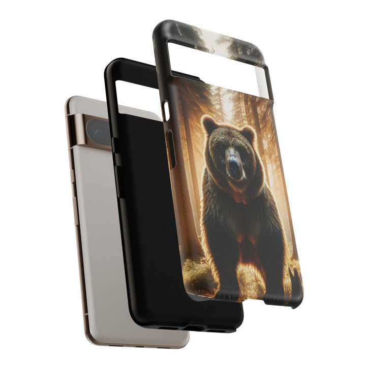 Wildlife Phone Case - Tough Cases with Bear Design, Nature Lover Gift, Animal-Themed Accessories, Eco-Friendly Tech Protection