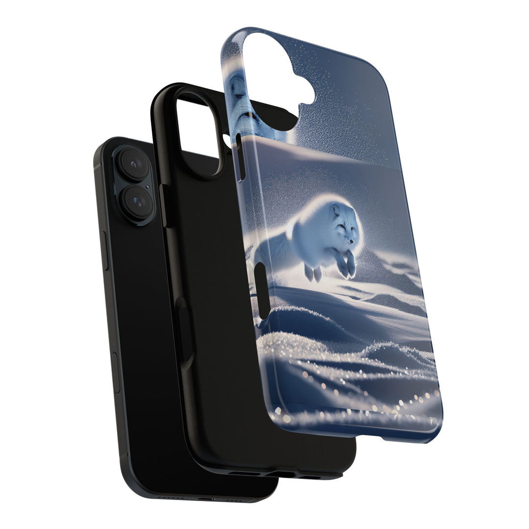 Cute Arctic Fox Phone Case – Tough Protective Cover for Animal Lovers