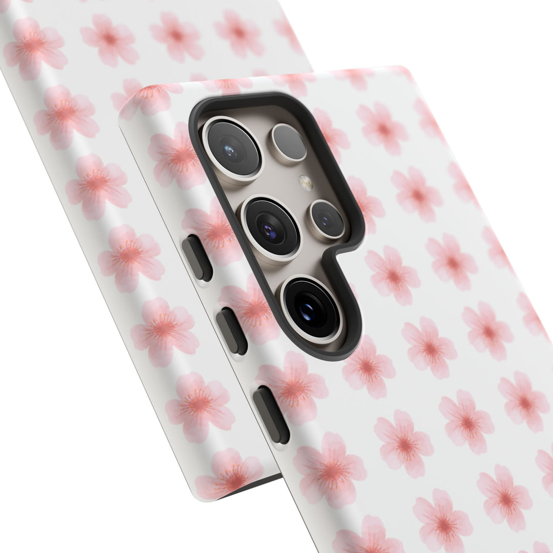 Cherry Blossom Tough Phone Case - Floral Design for Spring & Summer