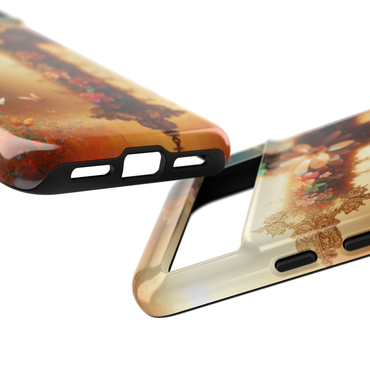 Floral Cross Phone Case, Tough Cases for Christians, Religious Gifts, Cute Floral Accessories, Chic Phone Cover, Spring Vibes