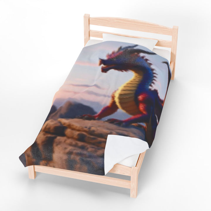 Velveteen Plush Blanket, dragon