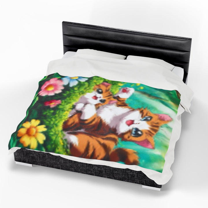Plush Blanket - AI Cat Design