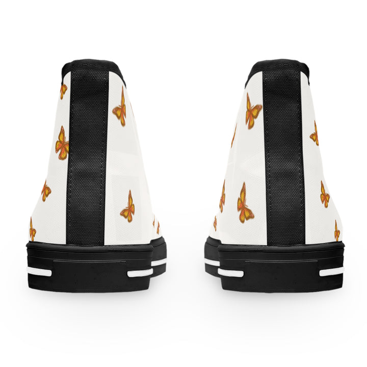 Butterfly High Top Sneakers for Women - Stylish and Fun Footwear