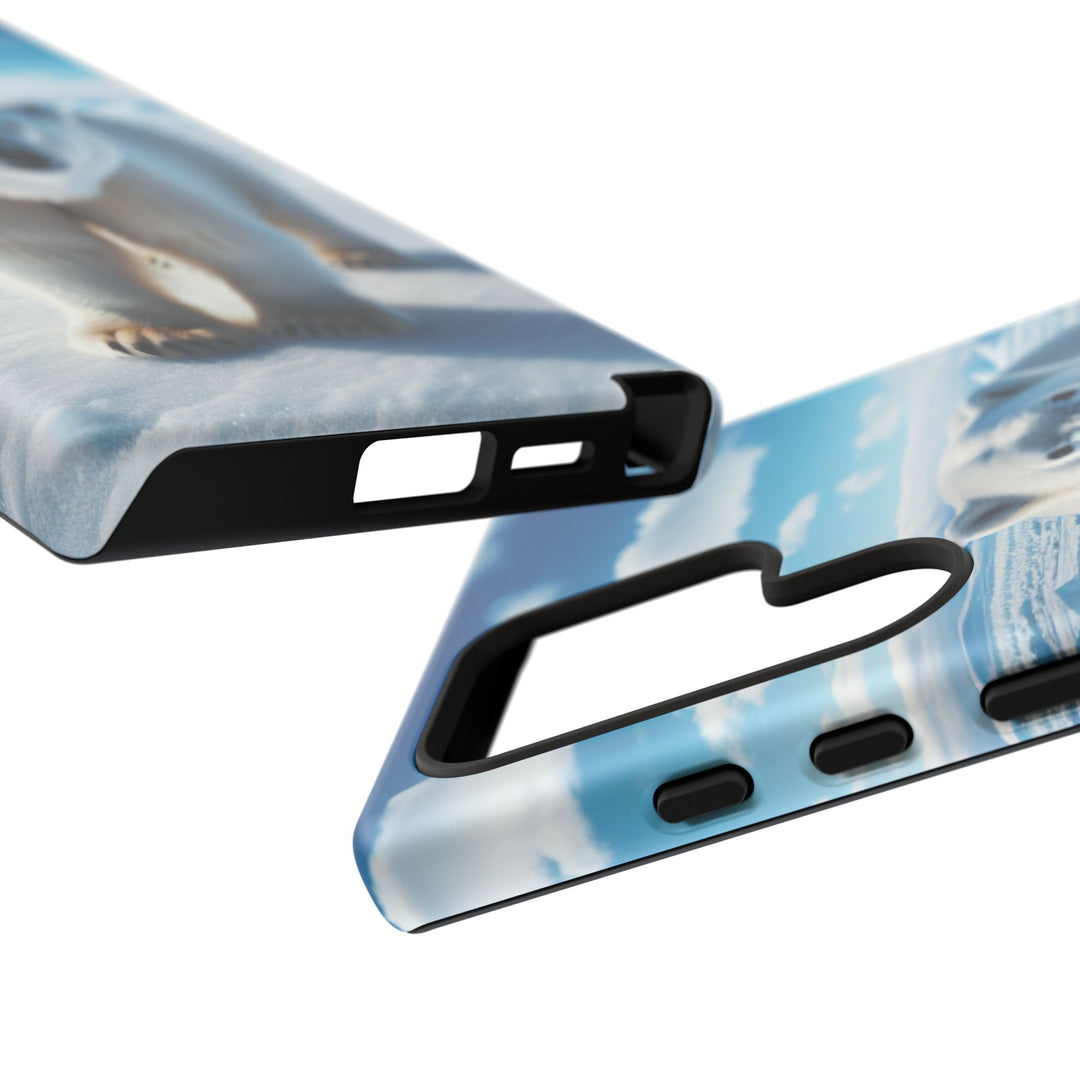 Polar Bear Tough Phone Case - Durable Protector with Arctic Design