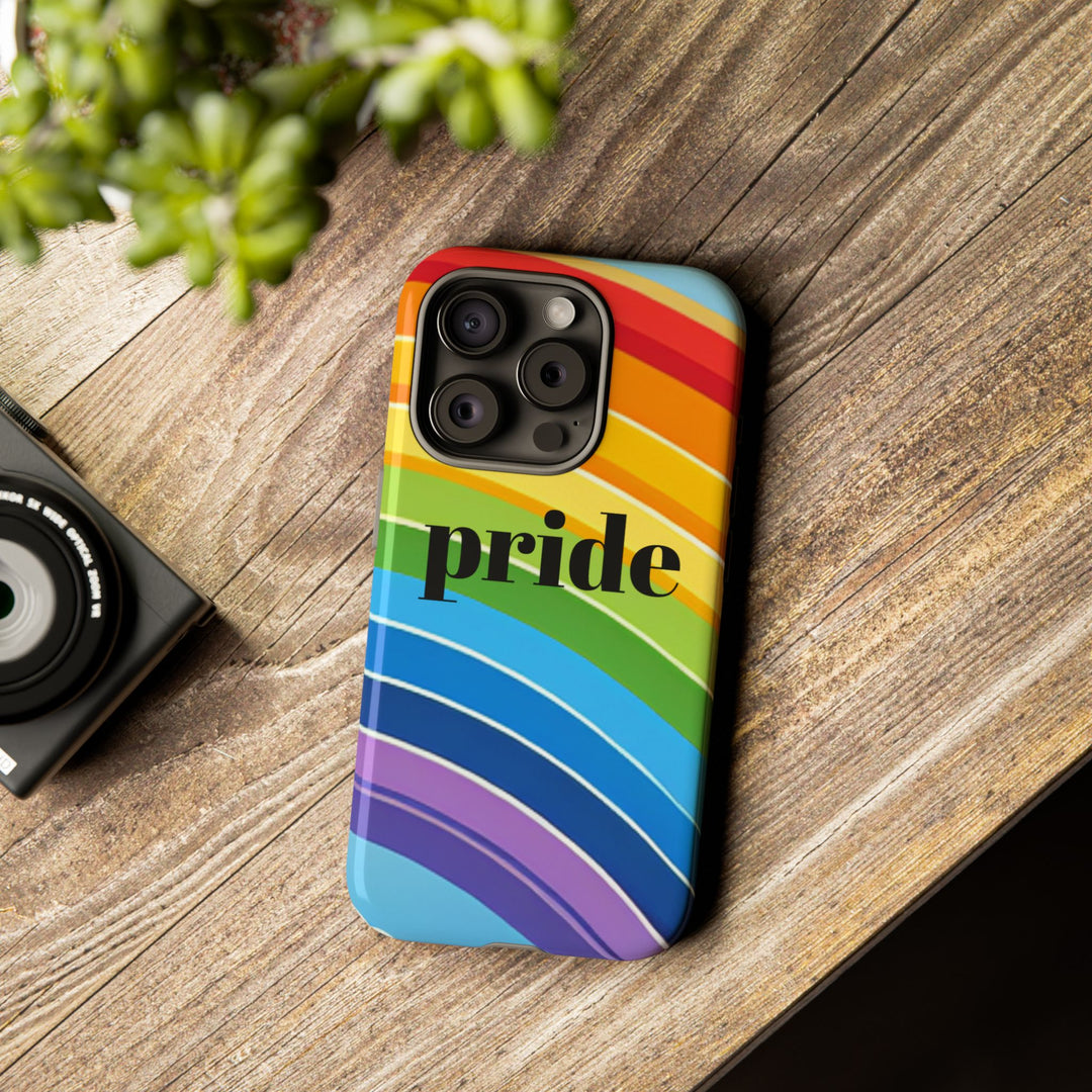 Pride Phone Case - Rainbow Gradient, LGBTQ+ Accessory, Colorful Phone Cover, Unique Gift for Pride Month, Phone Protection