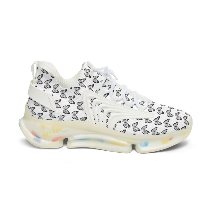 Butterfly Pattern Women's Mesh Sneakers - Lightweight and Stylish Athletic Shoes