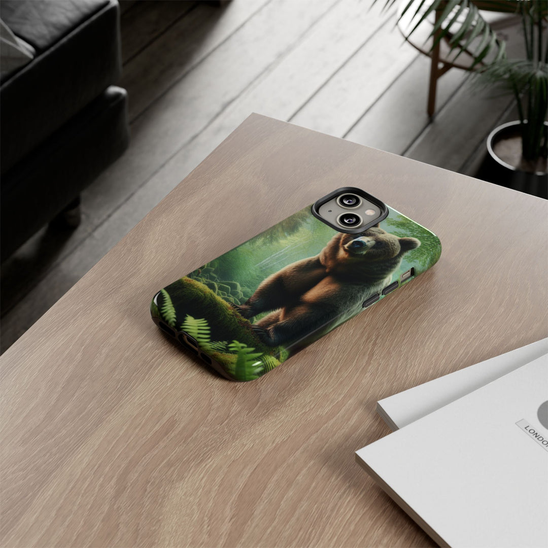 Wildlife Phone Case - Tough Bear Design for Nature Lovers