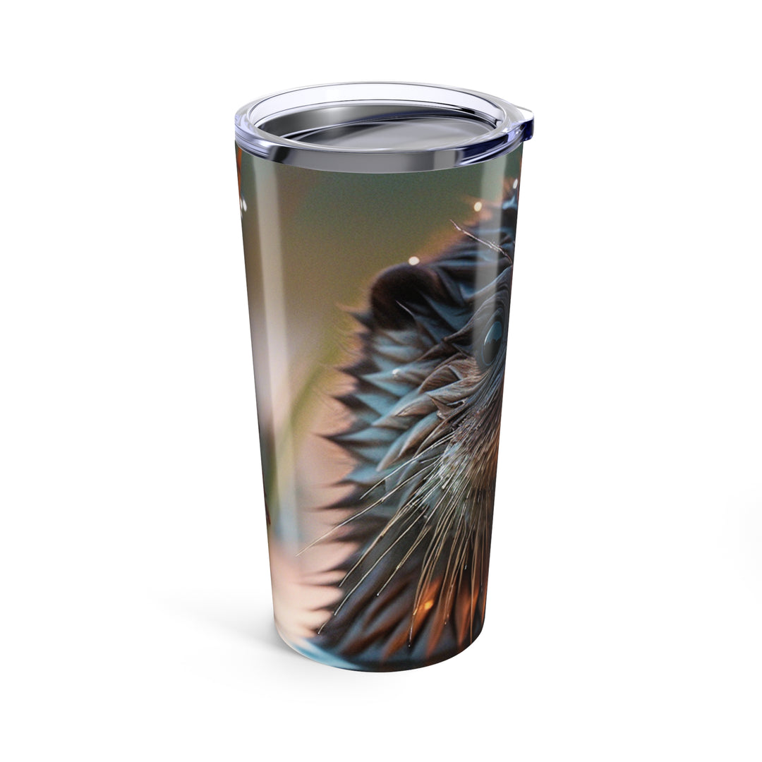 Cute Hedgehog Tumbler 20oz - Nature Inspired Travel Mug, Perfect Gift for Animal Lovers & Outdoor Enthusiasts