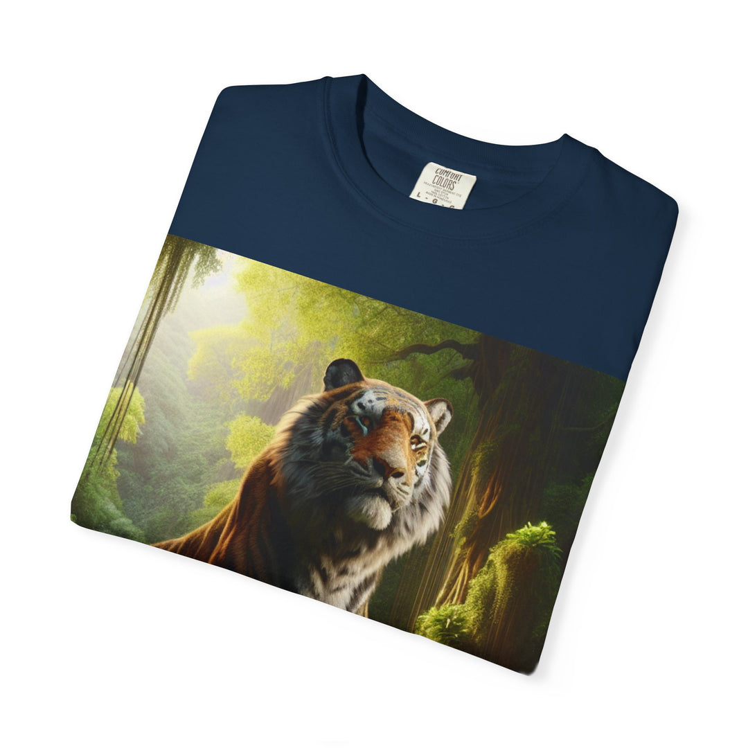 Majestic Tiger Unisex Garment-Dyed T-Shirt