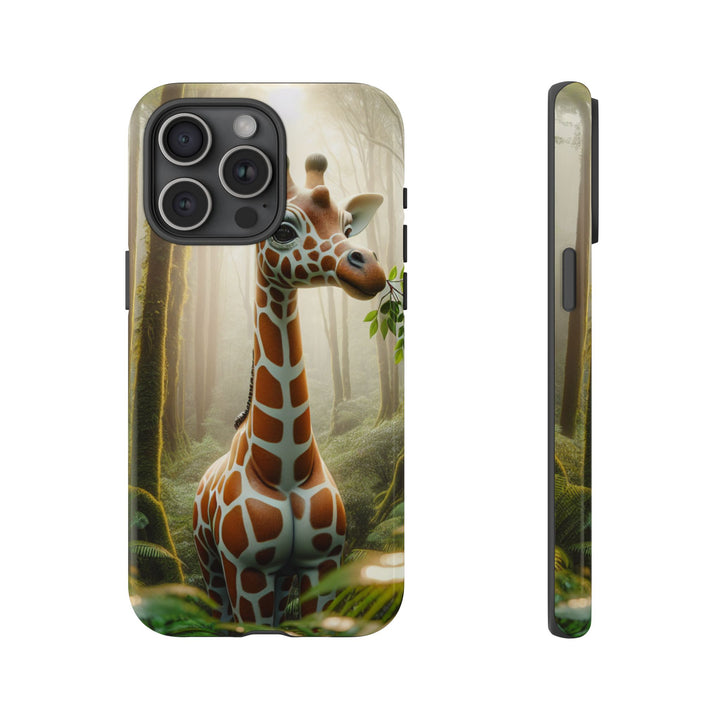 Giraffe Tough Phone Case - Cute Animal Design for Nature Lovers