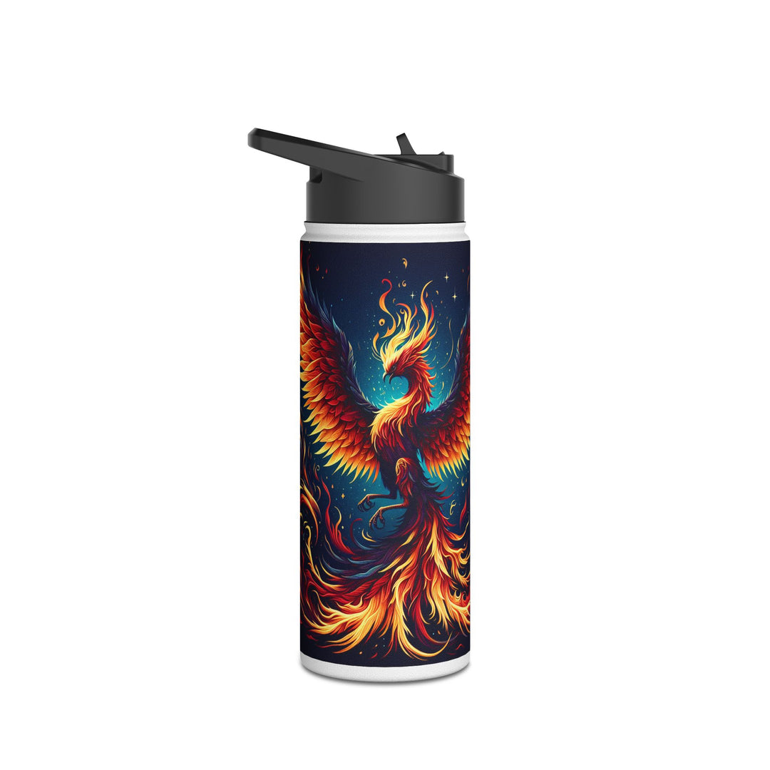 Phoenix Fire Stainless Steel Water Bottle – Inspirational Design for Adventurers