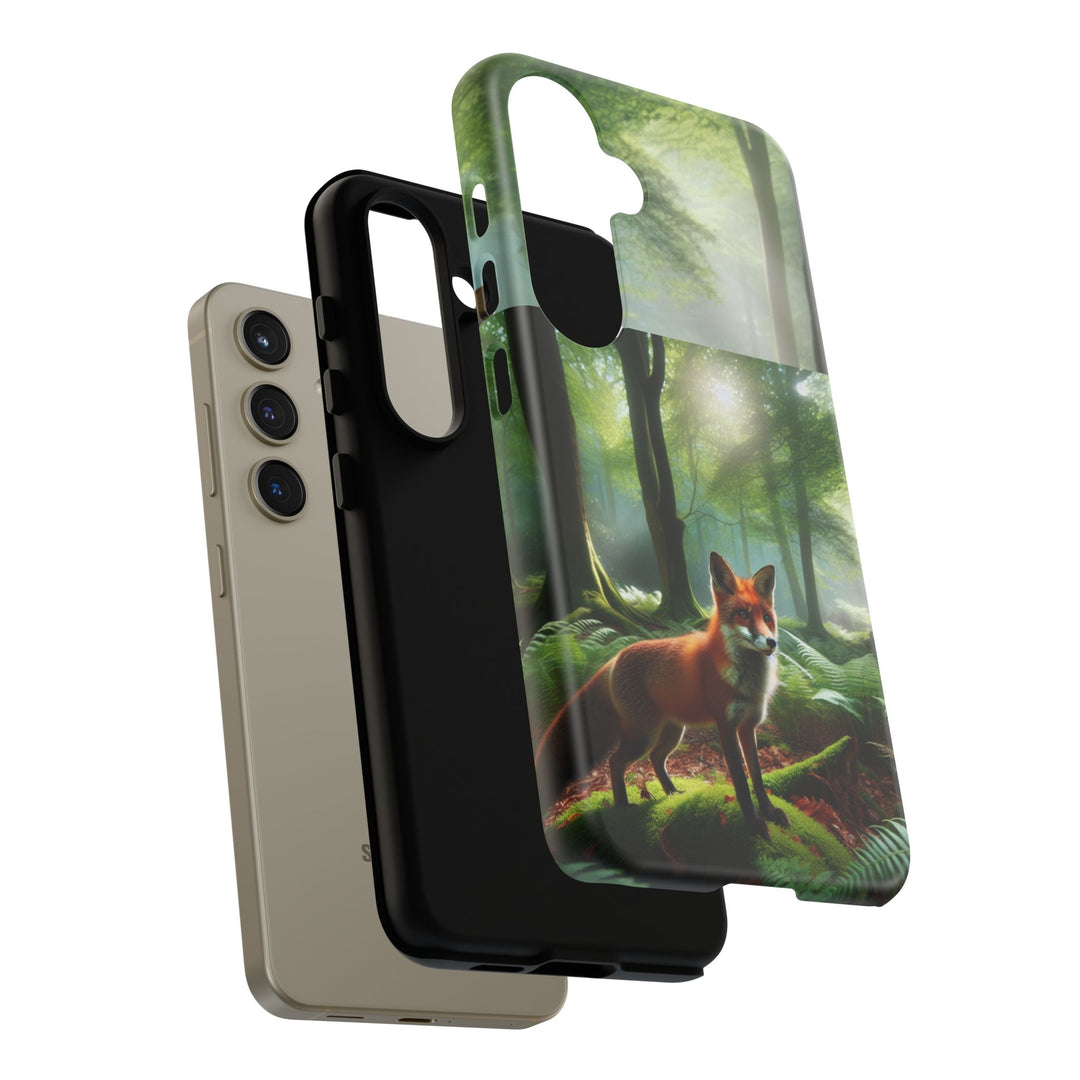 Nature-Inspired Tough Case with Fox Design