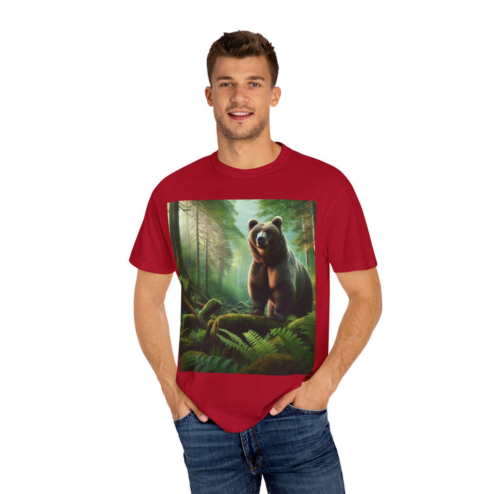 Nature-Inspired Unisex Bear Graphic Tee - Ideal for Outdoor Enthusiasts