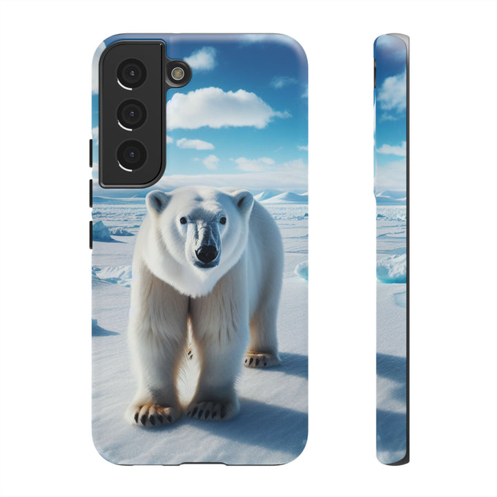 Polar Bear Tough Phone Case - Durable Protector with Arctic Design