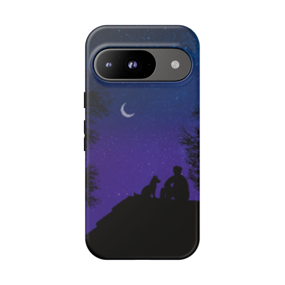 Starry Night Phone Case for Dog Lovers