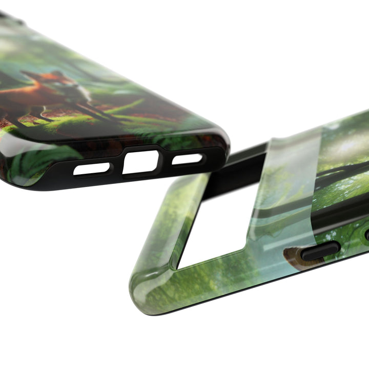 Nature-Inspired Tough Case with Fox Design