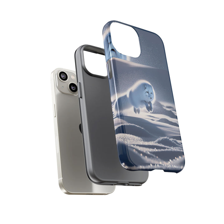Cute Arctic Fox Phone Case – Tough Protective Cover for Animal Lovers