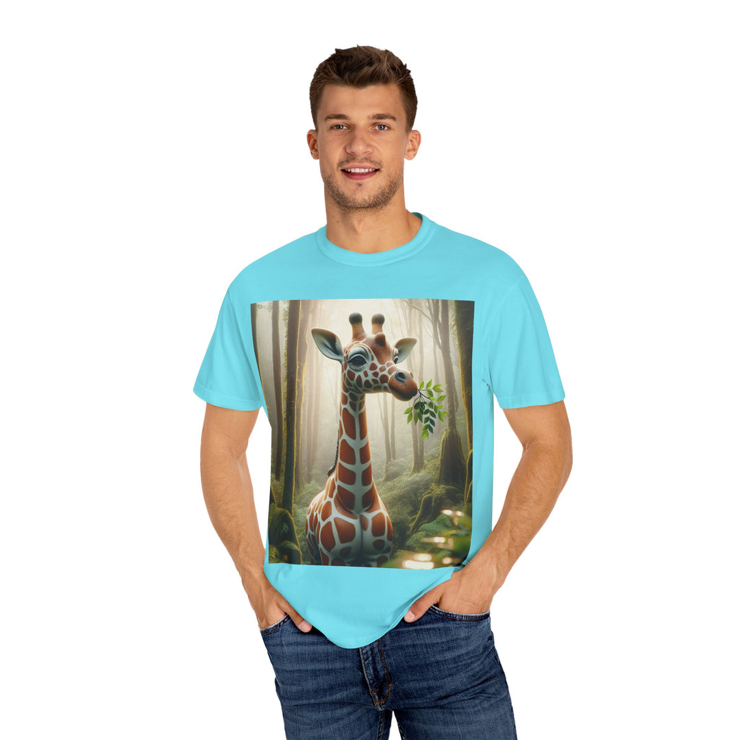Playful Giraffe Unisex T-Shirt - Nature-Inspired Graphic Tee