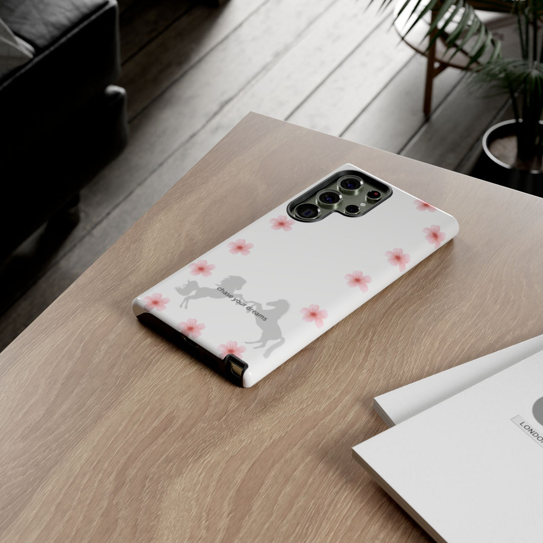 Chase Your Dreams Floral Phone Case