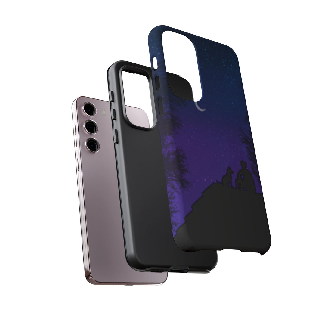 Starry Night Phone Case for Dog Lovers