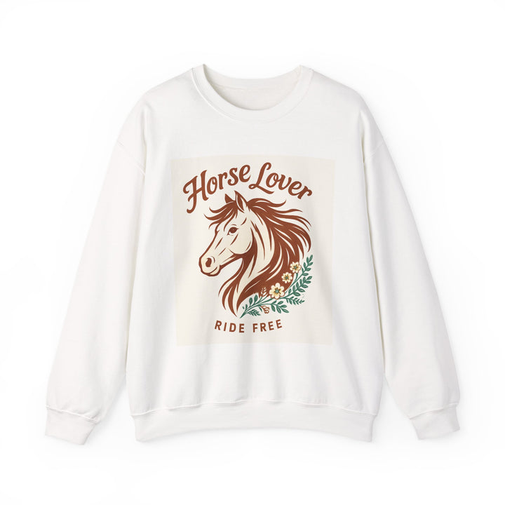 Cozy Horse Lover Sweatshirt, Equine Enthusiast Apparel, Perfect Gift for Equestrians, Casual Comfort, Horseback Riding Fashion