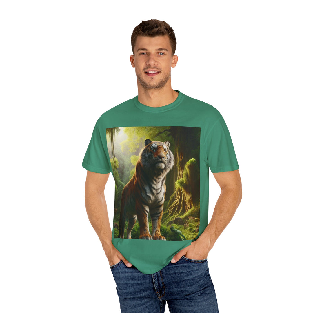 Majestic Tiger Unisex Garment-Dyed T-Shirt