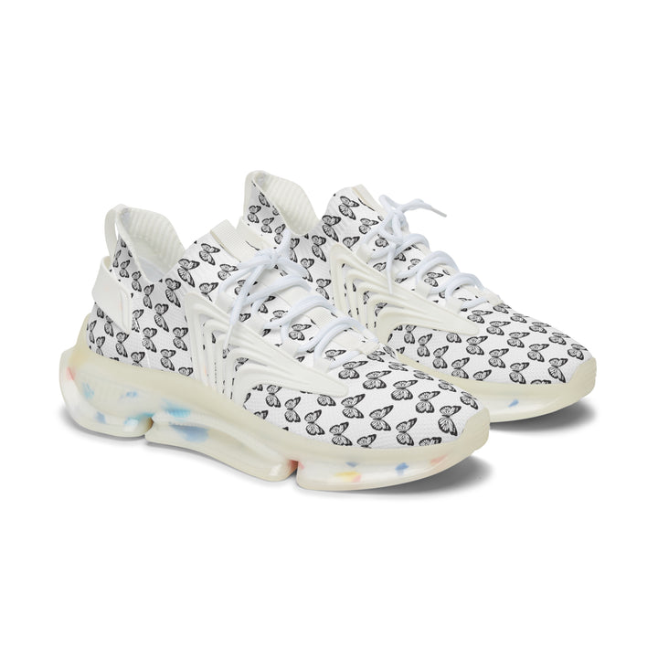 Butterfly Pattern Women's Mesh Sneakers - Lightweight and Stylish Athletic Shoes