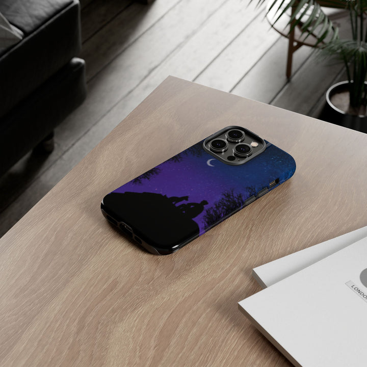 Starry Night Phone Case for Dog Lovers
