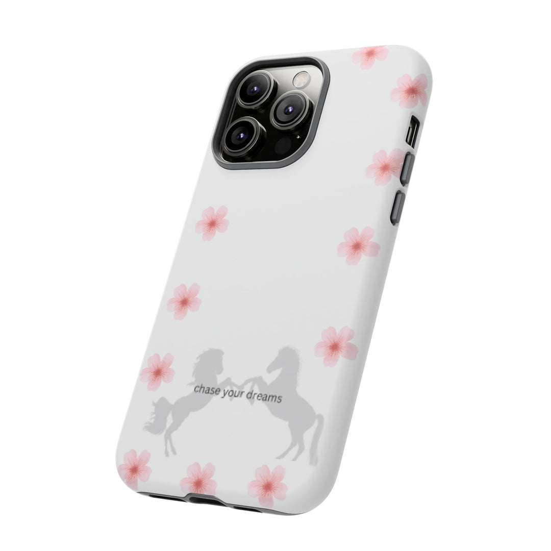Chase Your Dreams Floral Phone Case