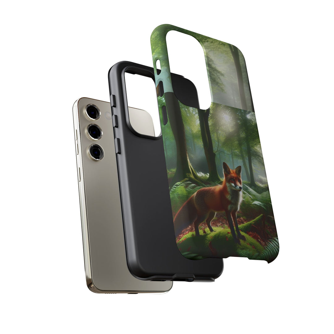 Nature-Inspired Tough Case with Fox Design