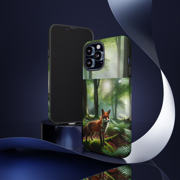 Nature-Inspired Tough Case with Fox Design