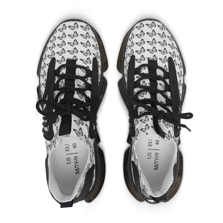 Butterfly Pattern Women's Mesh Sneakers - Lightweight and Stylish Athletic Shoes
