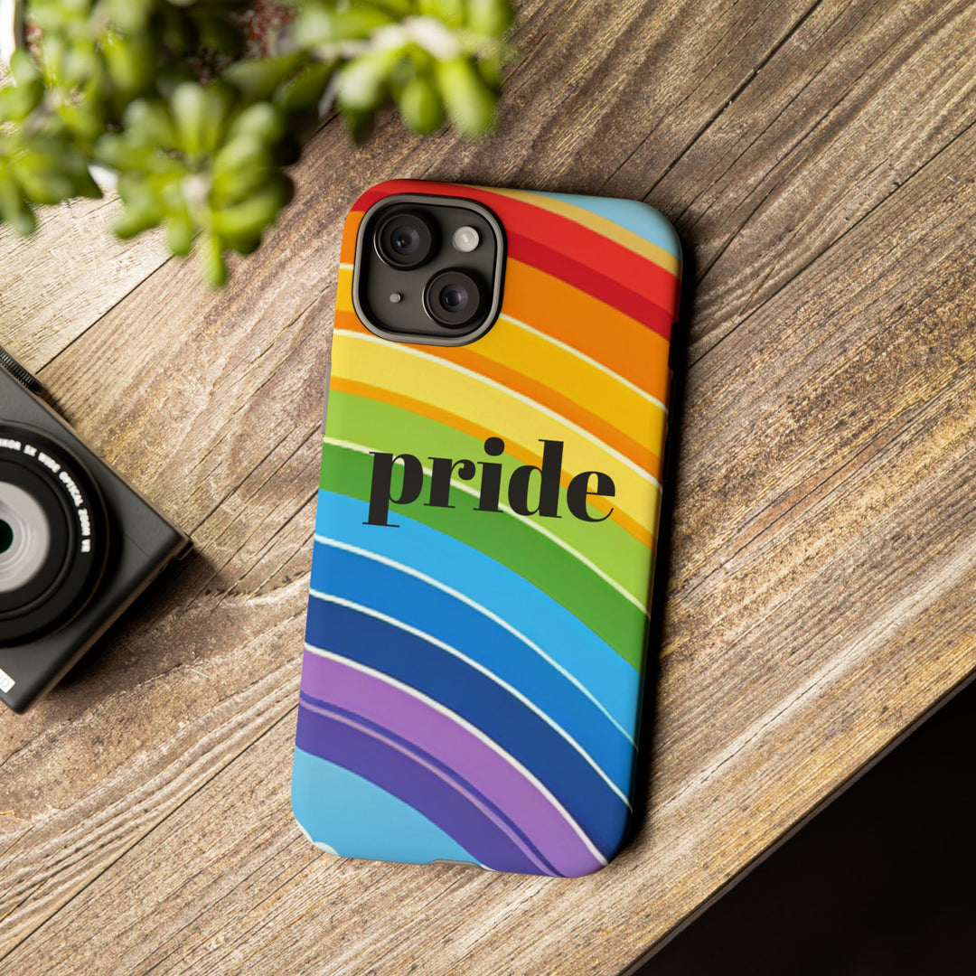 Pride Phone Case - Rainbow Gradient, LGBTQ+ Accessory, Colorful Phone Cover, Unique Gift for Pride Month, Phone Protection