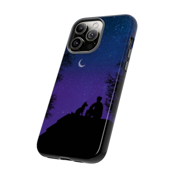 Starry Night Phone Case for Dog Lovers