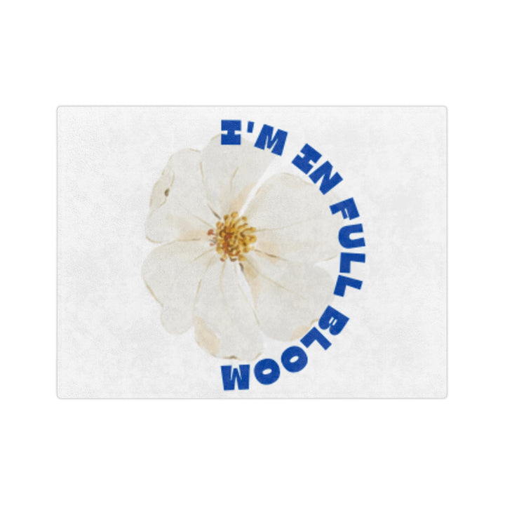 Floral Microfiber Blanket - I'm in Full Bloom