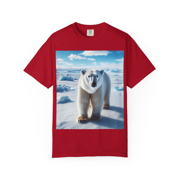 Polar Bear Graphic Unisex Garment-Dyed T-Shirt
