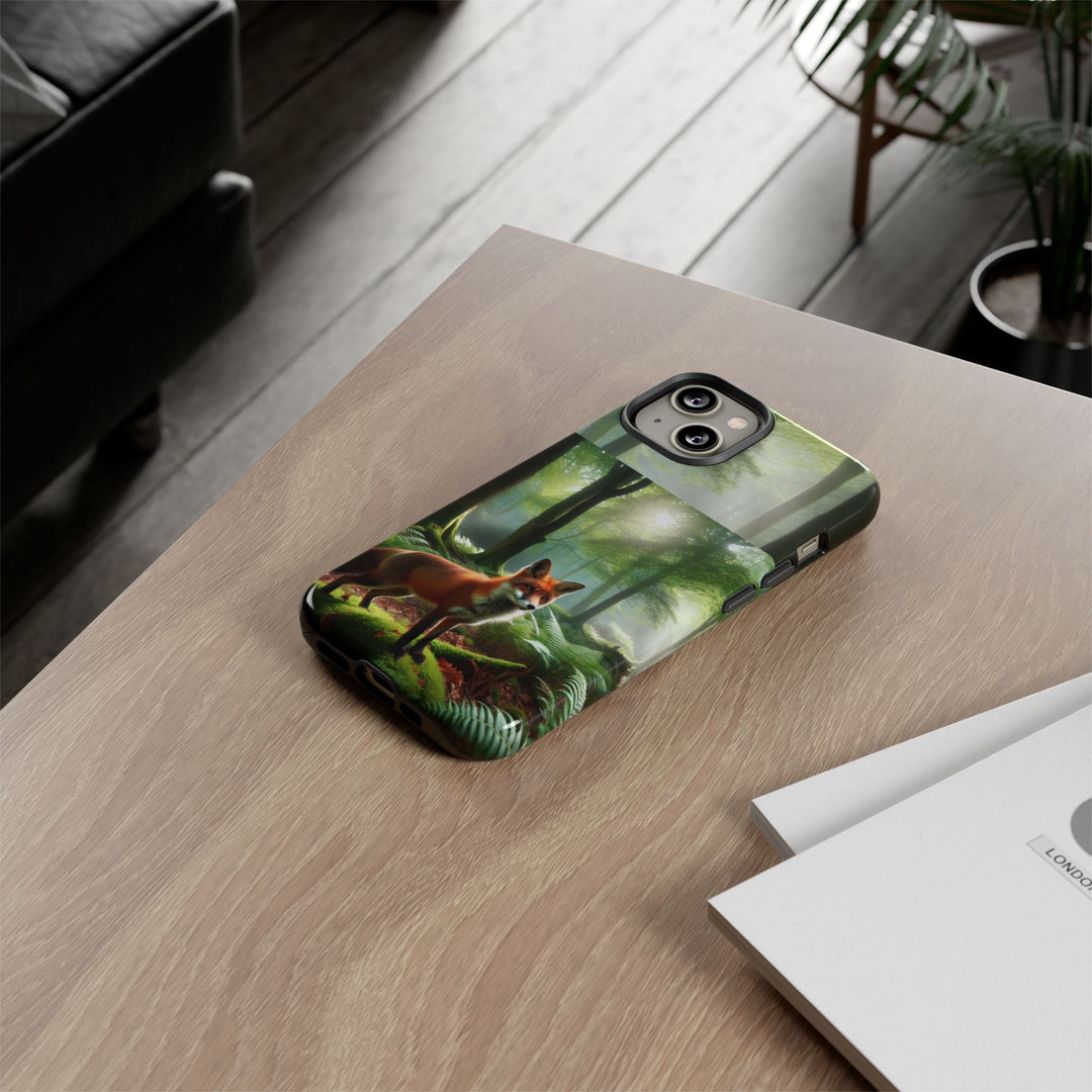Nature-Inspired Tough Case with Fox Design