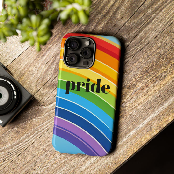 Pride Phone Case - Rainbow Gradient, LGBTQ+ Accessory, Colorful Phone Cover, Unique Gift for Pride Month, Phone Protection