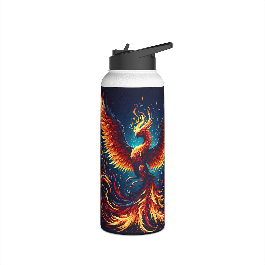 Phoenix Fire Stainless Steel Water Bottle – Inspirational Design for Adventurers