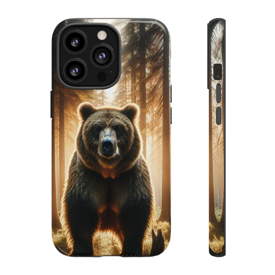 Wildlife Phone Case - Tough Cases with Bear Design, Nature Lover Gift, Animal-Themed Accessories, Eco-Friendly Tech Protection