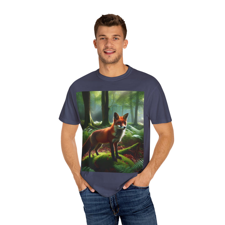 Forest Fox Unisex Garment-Dyed T-Shirt