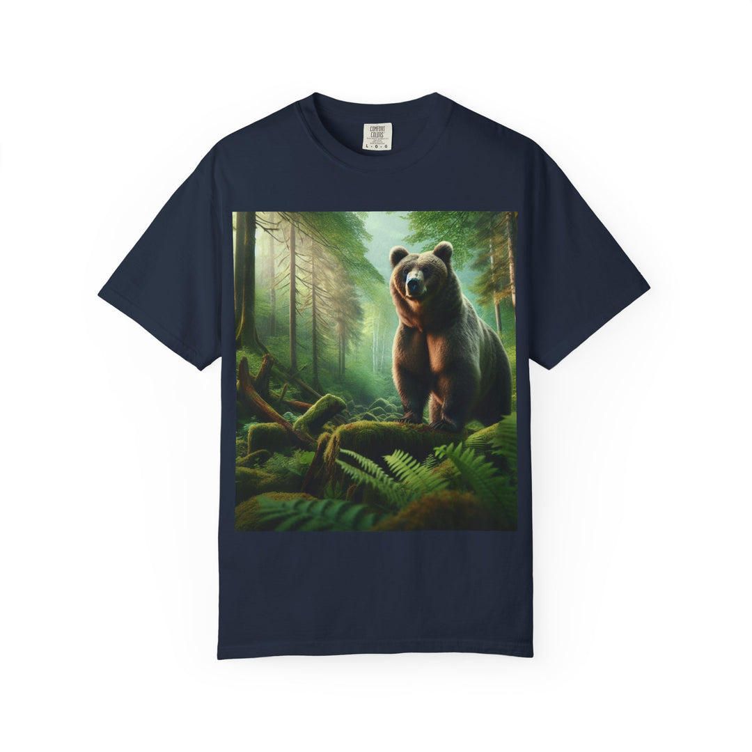 Nature-Inspired Unisex Bear Graphic Tee - Ideal for Outdoor Enthusiasts