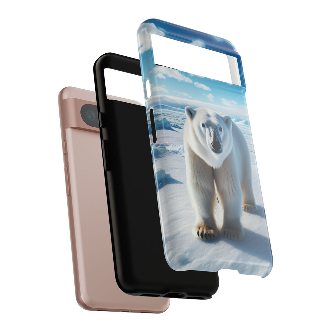 Polar Bear Tough Phone Case - Durable Protector with Arctic Design