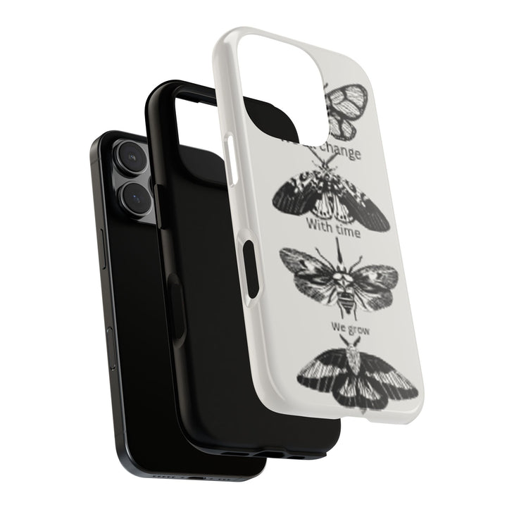 Inspirational Phone Case - We All Change With Time - Tough Cases for Nature Lovers